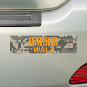 Adesivo Para Carro Harris Walz 2024 Camo