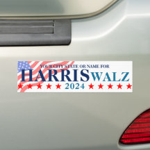 Harris Walz 2024 - Política Personalizada de Bande