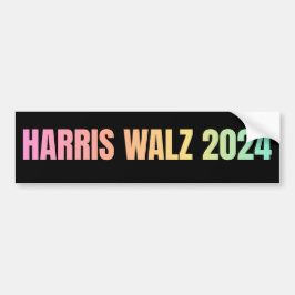 Adesivo Para Carro Harris Walz 2024 Rainbow