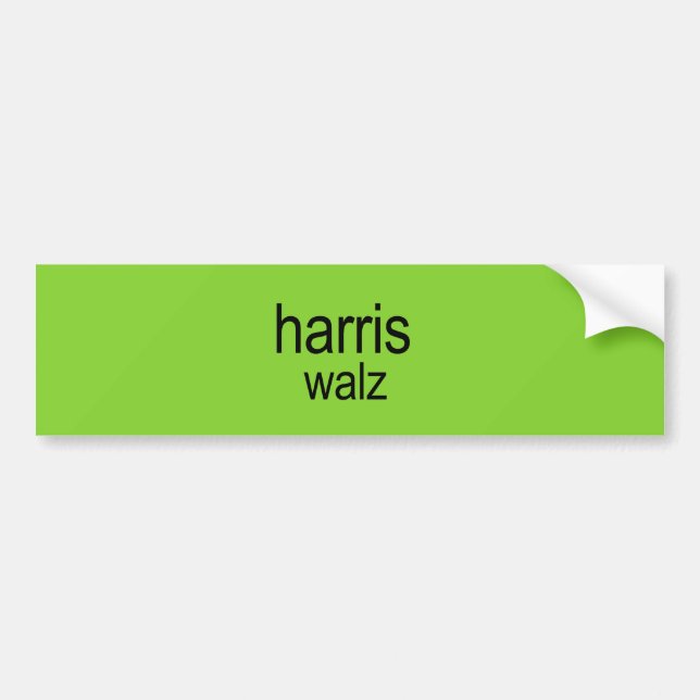 Adesivo Para Carro Harris Walz é Brat (Frente)