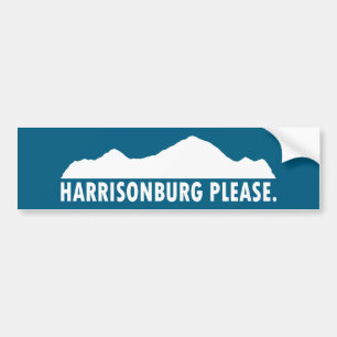 Adesivo Para Carro Harrisonburg Virginia Por Favor