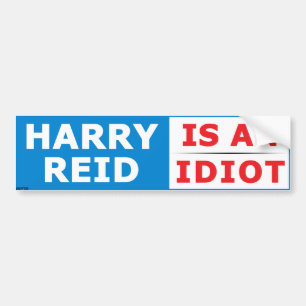 Adesivo Para Carro Harry Reid É Um Idiota