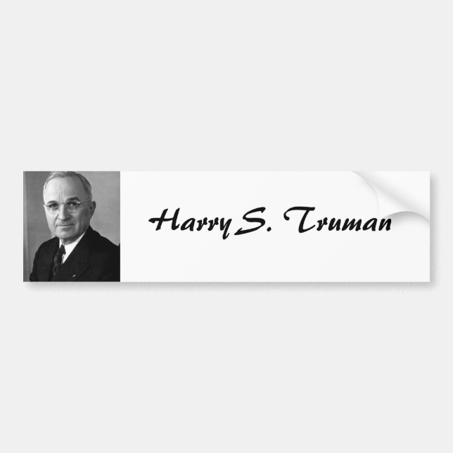 Adesivo Para Carro Harry S. Truman 33 (Frente)
