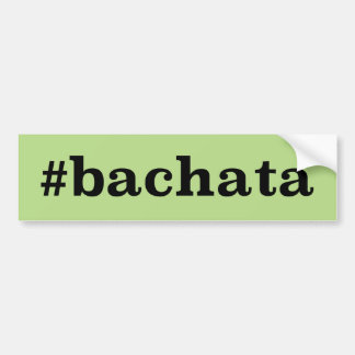 Adesivo Para Carro Hashtag Bachata