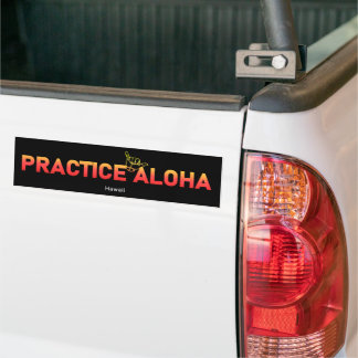 Adesivo Para Carro Hawaii Practice Aloha Lava Shaka (Hang solto)