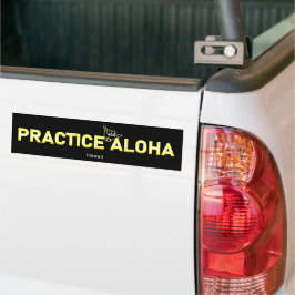 Adesivo Para Carro Hawaii Practice Aloha Ouro Shaka (Hang solto)