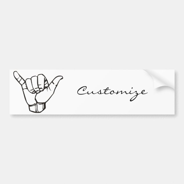 Adesivo Para Carro Hawaika Brah Wave Thunder_Cove (Frente)