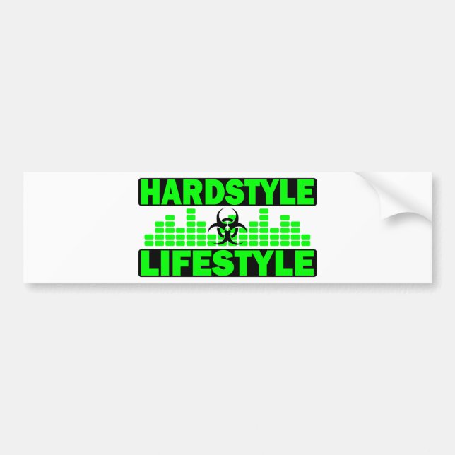 Adesivo Para Carro Hazzard do estilo de vida de Hardstyle e design do (Frente)