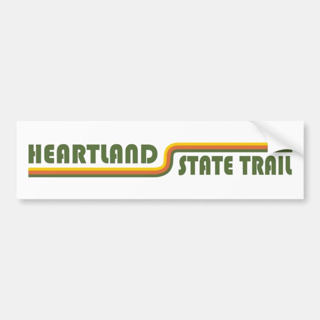 Adesivo Para Carro Heartland State Trail Minnesota (Frente)