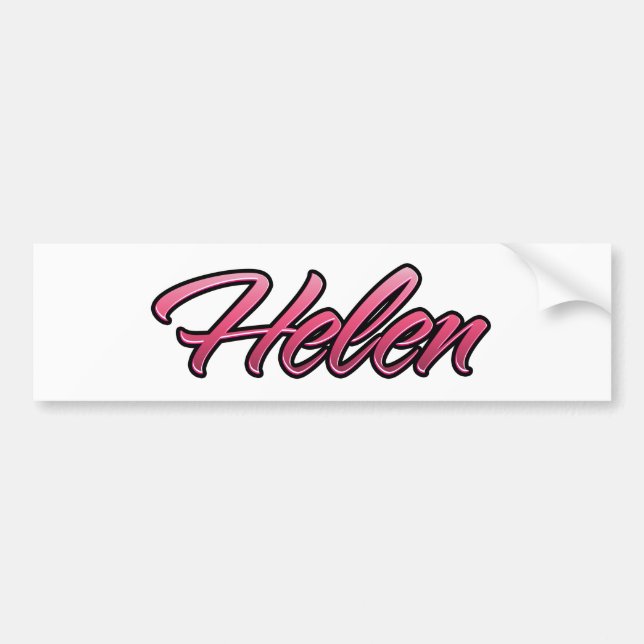 Adesivo Para Carro Helen faded pink Aufkleber Sticker (Frente)