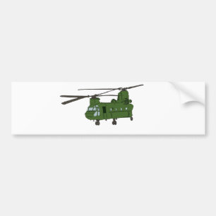 Adesivo Para Carro Helicóptero verde das forças armadas de CH-47