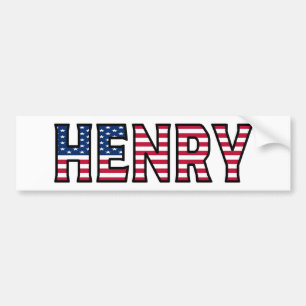 Adesivo Para Carro Henry Name Vorname USA Aufkleber Sticker Auto