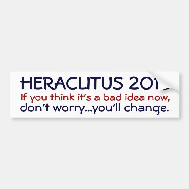 Adesivo Para Carro Heraclitus 2012 (Frente)