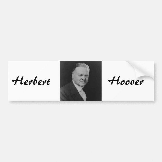 Adesivo Para Carro Herbert Hoover (Frente)