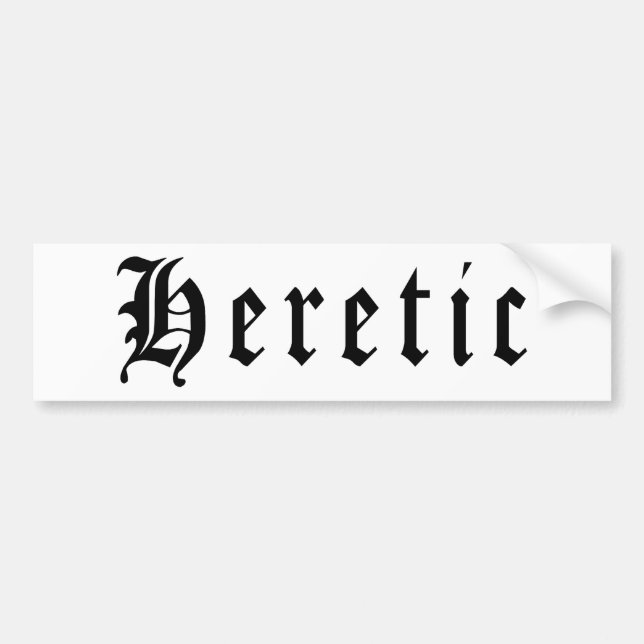 Adesivo Para Carro Heretic 1 (Frente)