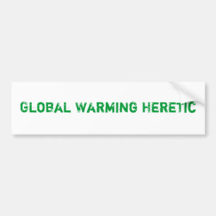 Adesivo Para Carro Heretic do aquecimento global
