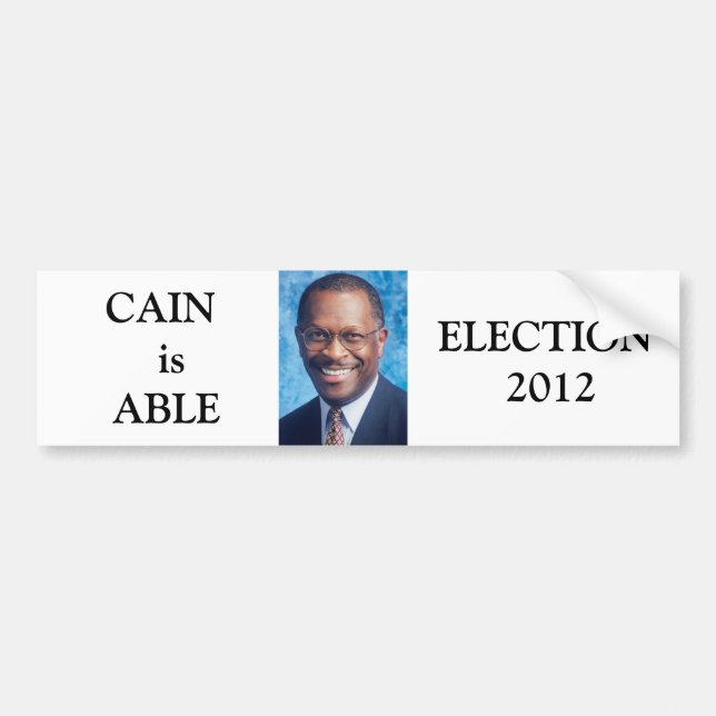 Adesivo Para Carro Herman Cain (Frente)