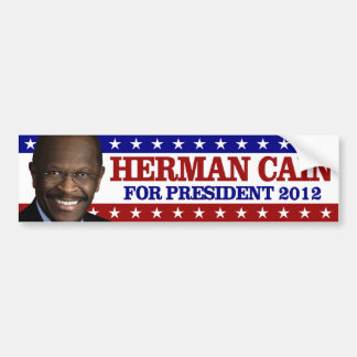 Adesivo Para Carro Herman Cain para o presidente 2012