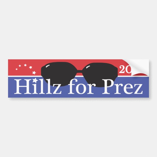 Adesivo Para Carro Hillary 2016 (Frente)