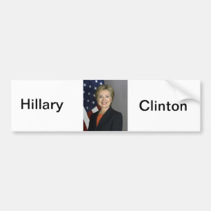 Adesivo Para Carro Hillary Clinton