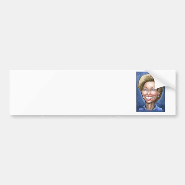 Adesivo Para Carro Hillary Clinton (Frente)