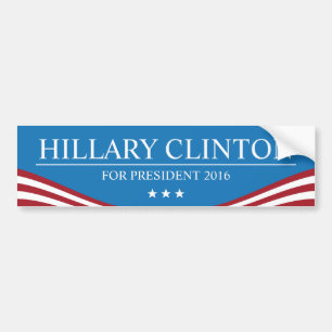 Adesivo Para Carro Hillary Clinton para o presidente 2016 moderno