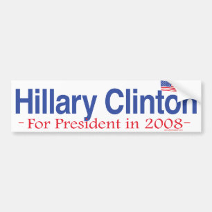 Adesivo Para Carro Hillary Clinton para o presidente autocolante no
