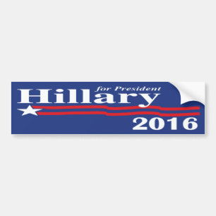 Adesivo Para Carro Hillary Clinton para o presidente autocolante no