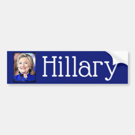 Adesivo Para Carro Hillary Clinton Portrait Bumper Sticker