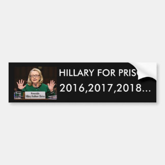 ADESIVO PARA CARRO HILLARY FOR PRISON