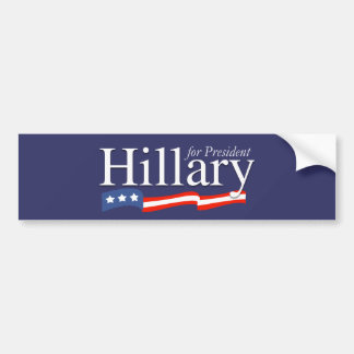 Adesivo Para Carro Hillary, Presidente Bumper Sticker