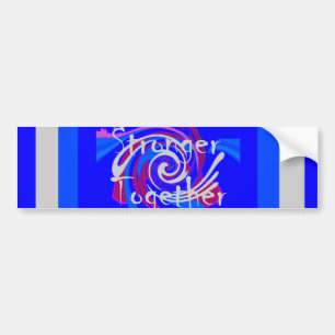 Adesivo Para Carro Hillary USA presidente Fortalece espírito junto