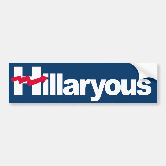 Adesivo Para Carro Hillaryous - H curvado -- - (Frente)