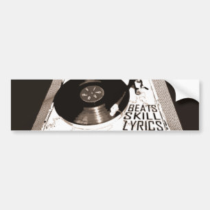 ADESIVO PARA CARRO HIP HOP BEATS SKILL LYRICS ATIVÁVEL