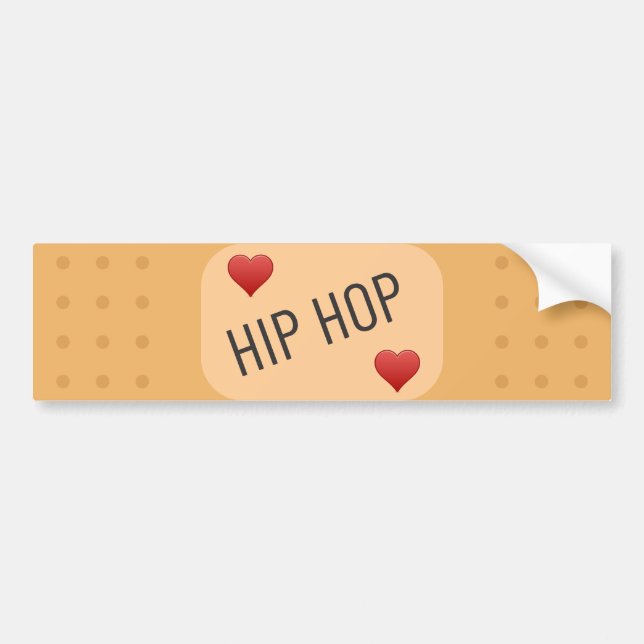 Adesivo Para Carro Hip hop Patch / bandaid, hip hop cura feridas (Frente)