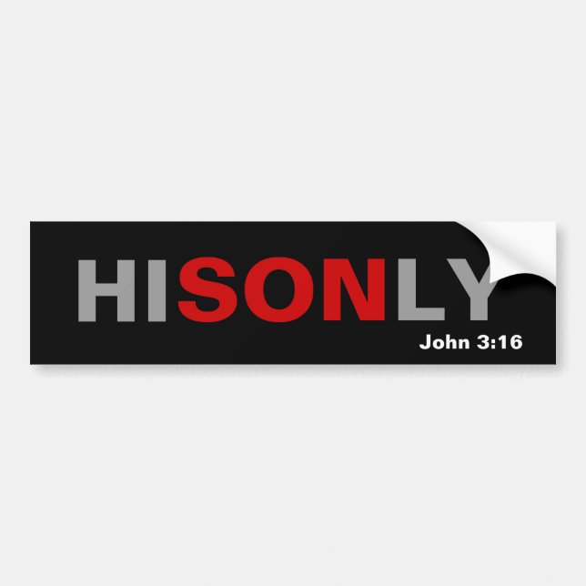 Adesivo Para Carro HISONLY bible quote (Frente)