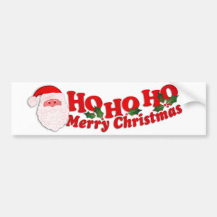 Adesivo Para Carro "Ho Ho Ho autocolante no vidro traseiro do carro