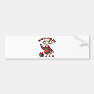Adesivo Para Carro Ho Ho Santa Hat Papais noeis de Natal