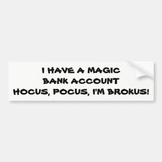 Adesivo Para Carro Hocus Pocus I'm Brokus