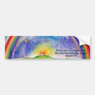 Adesivo Para Carro Hoje é um dia mágico!