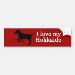 Adesivo Para Carro Hokkaido Dog Love