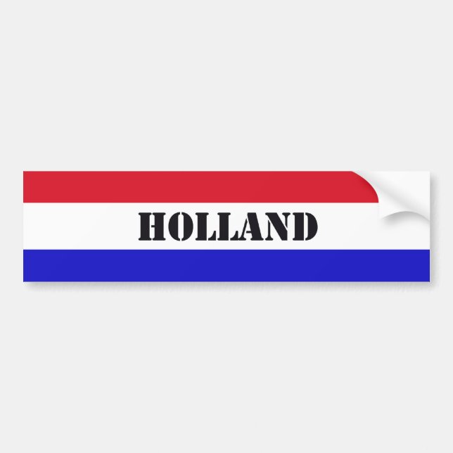 Adesivo Para Carro Holland Bumpersticker (Frente)