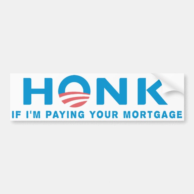 Adesivo Para Carro Honk anti Obama Bumpersticker (Frente)