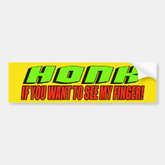 Adesivo Para Carro Honk para ver meu autocolante no vidro traseiro do