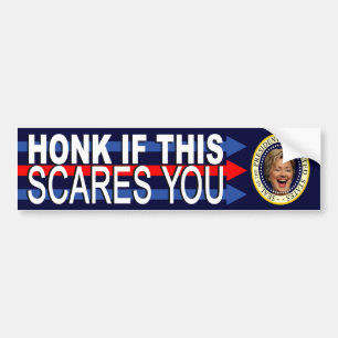 ADESIVO PARA CARRO "HONK SE ESTE SUSTOS VOCÊ "