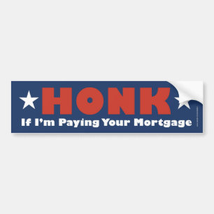 Adesivo Para Carro Honk se Im que pagam sua hipoteca