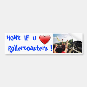 Adesivo Para Carro HONK SE roller coaster do AMOR de U