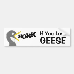 Adesivo Para Carro HONK se você ama gansos (com imagem)