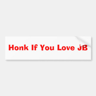 Adesivo Para Carro Honk se você ama JB