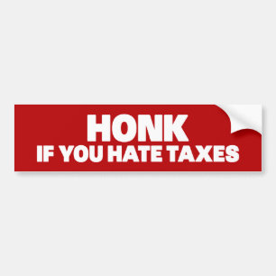Adesivo Para Carro Honk se você deia impostos